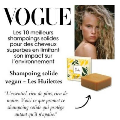 Vogue parle de notre shampooing solide
