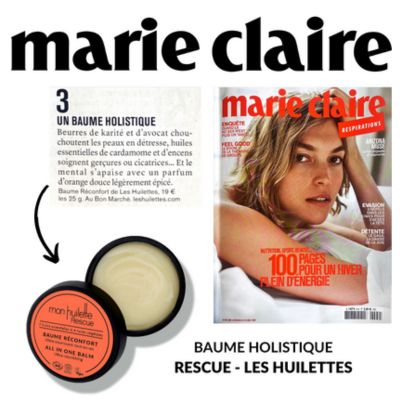 Marie Claire talks about our Rescue balm